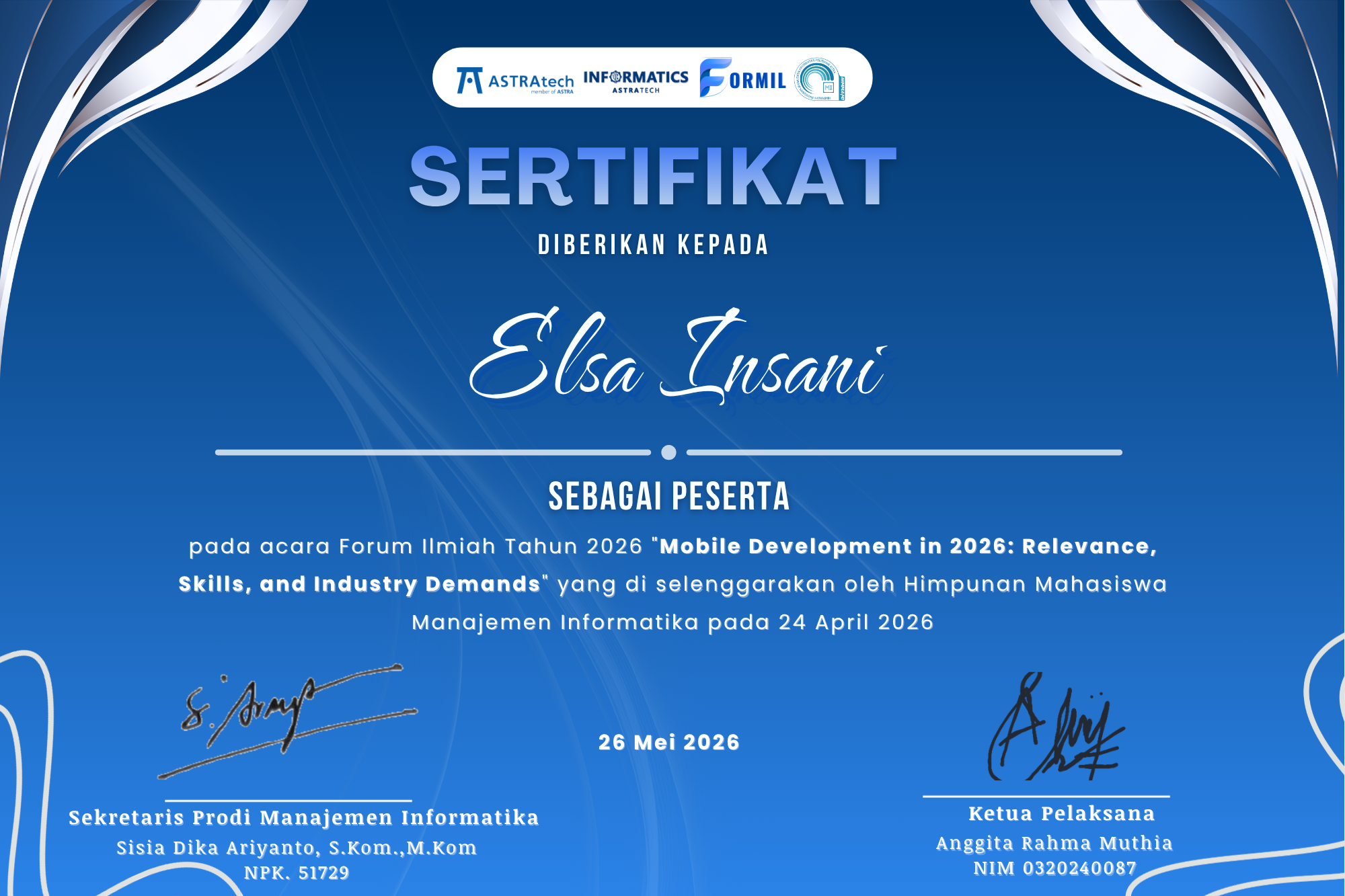 Bukti Realisasi